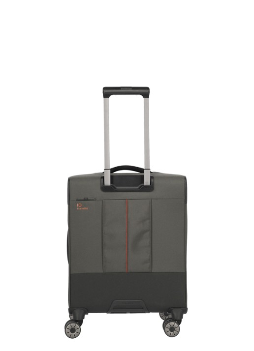 Travelite Crosslite 5.0 S spinner 55 cm - achterkant 3 olijfgroen