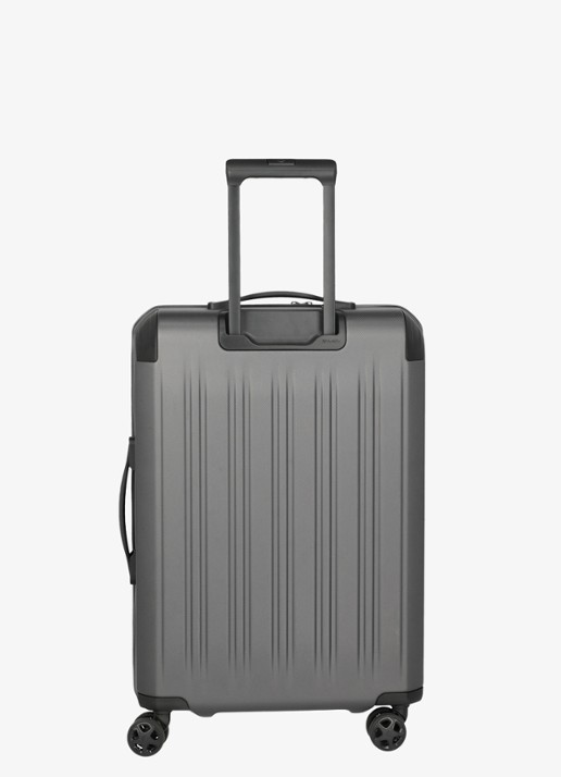 Travelite Dynamiic M vergrootbare spinner 66 cm - achterkant grijs