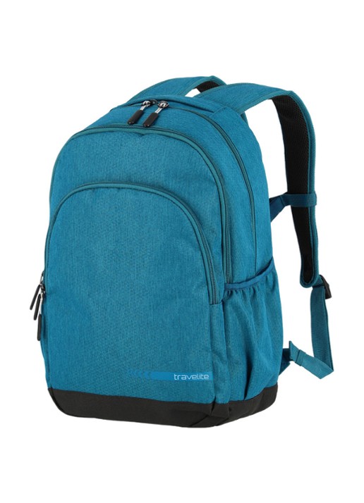 Travelite Kick Off L rugzak met 15,6 inch laptopvak - detail 4 petrolgroen