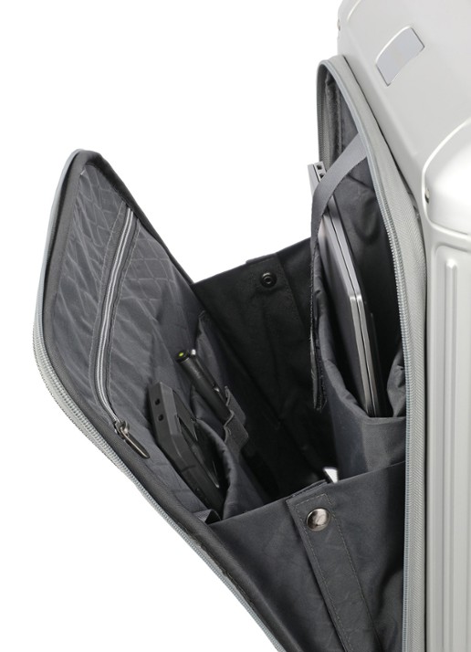 Travelite Next S spinner met 15,6 inch laptopvak  55 cm - detail 3 zilver