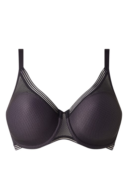Triumph Infinite minimizer beugel bh met opengewerkte details - voorkant 3 antraciet