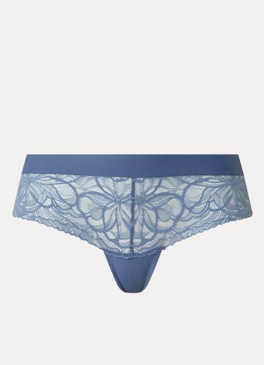 Triumph Make Illusion shorty van kant  - voorkant indigo