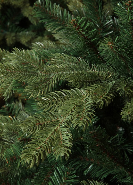 Triumph Tree Sherwood kunstkerstboom met LED verlichting 215 cm - achterkant groen