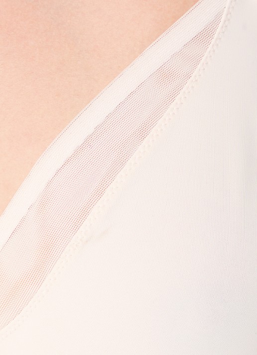 Triumph True Shape beugel bh met mesh - detail 4 creme