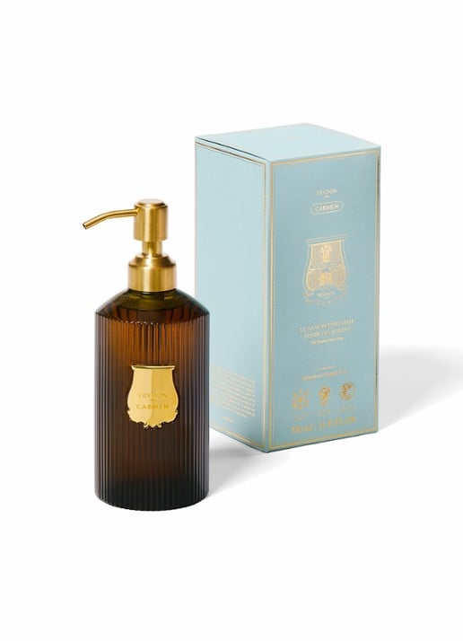 Trudon Carmen handzeep 350 ml - voorkant 2 donkergroen