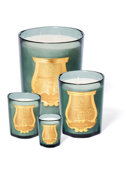 Trudon Figuerie geurkaars 800 gram - achterkant blauw