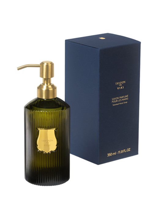 Trudon Vixi handzeep 350 ml - voorkant 2 donkergroen