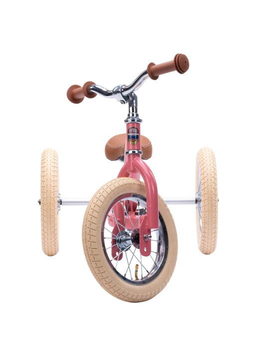 Trybike 2-in-1 loopfiets van staal - detail roze