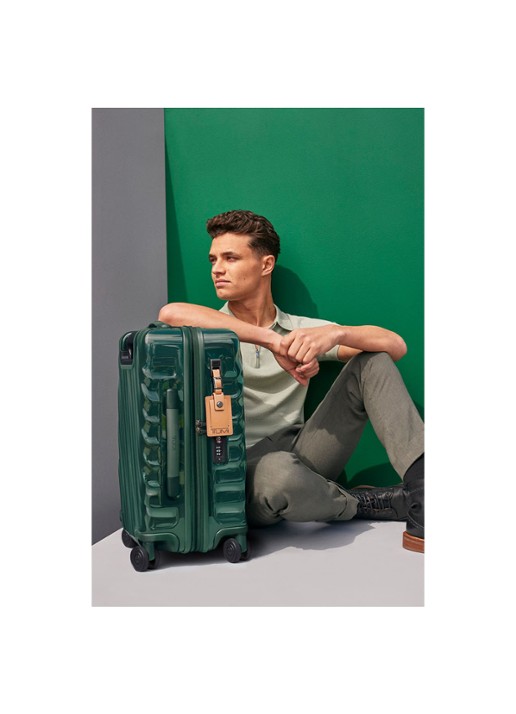 TUMI 19 Degree International spinner 56 cm - voorkant 2 donkergroen