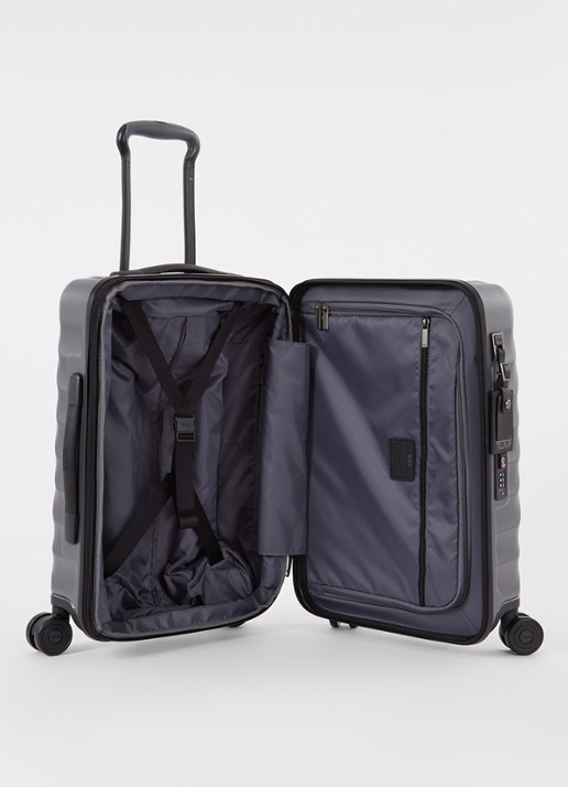 TUMI 19 Degree International vergrootbare spinner 55 cm - voorkant 4 donkergrijs