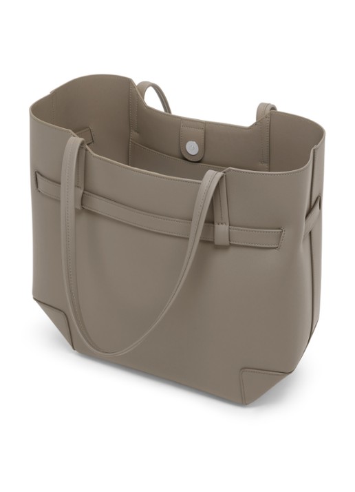 TUMI Adatto Adatto schoudertas van leer - detail 5 taupe