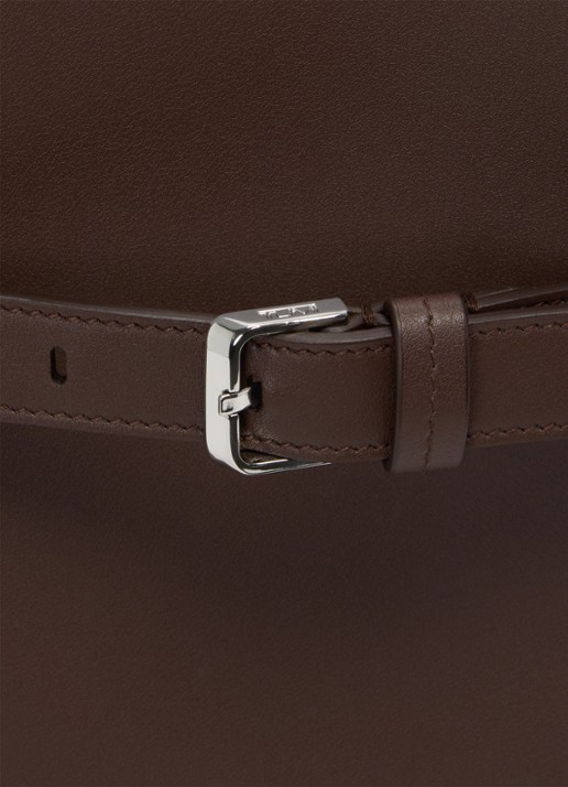 TUMI Adatto Adatto schoudertas van leer - detail 5 bruin