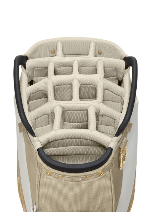 TUMI Alpha 3 Golf Cart tas met USB-C poort 91 cm - achterkant 3 gebroken wit