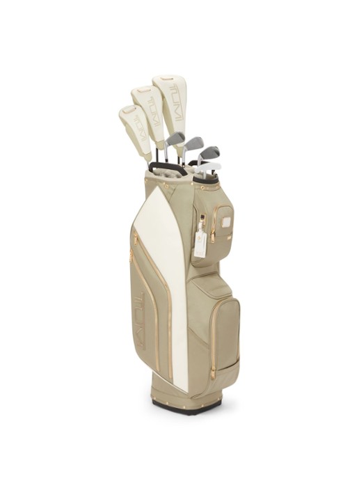 TUMI Alpha 3 Golf Cart tas met USB-C poort 91 cm - voorkant 2 gebroken wit