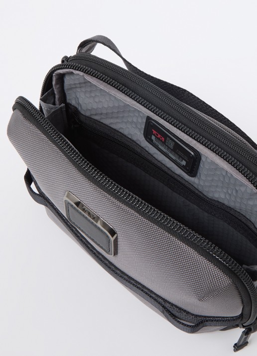 TUMI Alpha Bravo Ranger crossbodytas met logo - detail 2 donkergrijs