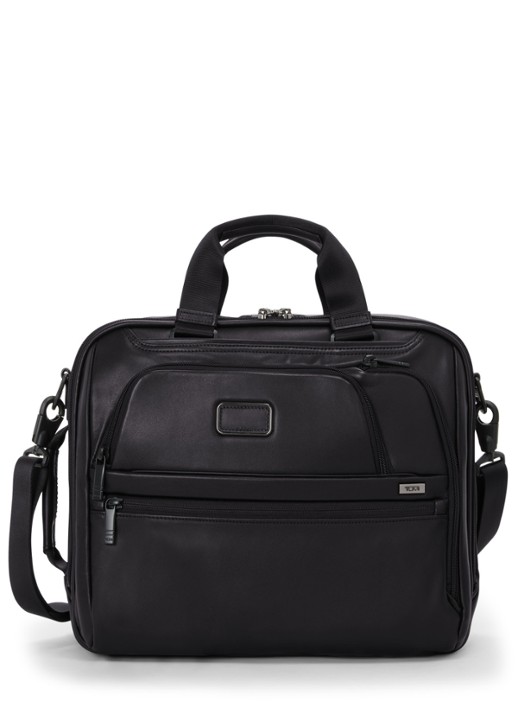 TUMI Alpha businesstas van leer