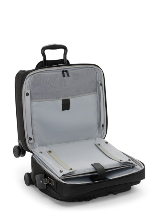 TUMI Alpha DLX spinner 38,5 cm - voorkant 8 zwart