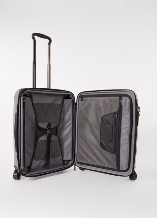 TUMI Alpha X Continental Dual Acces vergrootbare spinner 56 cm - voorkant 2 grijsmele