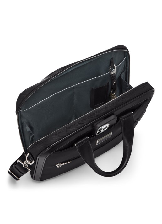TUMI Arrive' Hannover businesstas met 16 inch laptopvak - achterkant zwart
