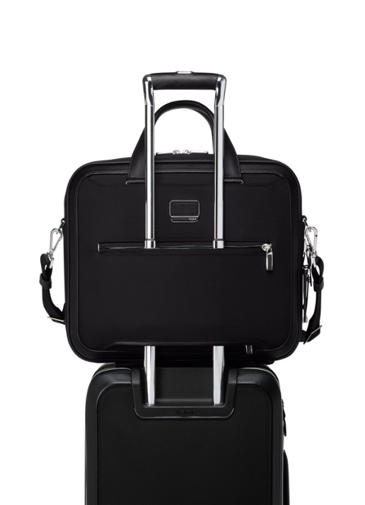 TUMI Arrive' Hannover businesstas met 16 inch laptopvak - detail 4 zwart