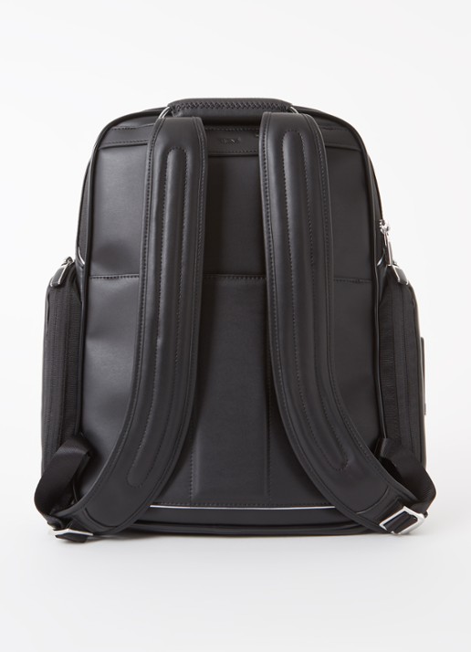 TUMI Arrivé Larson rugzak met 14 inch laptopvak - achterkant 3 zwart