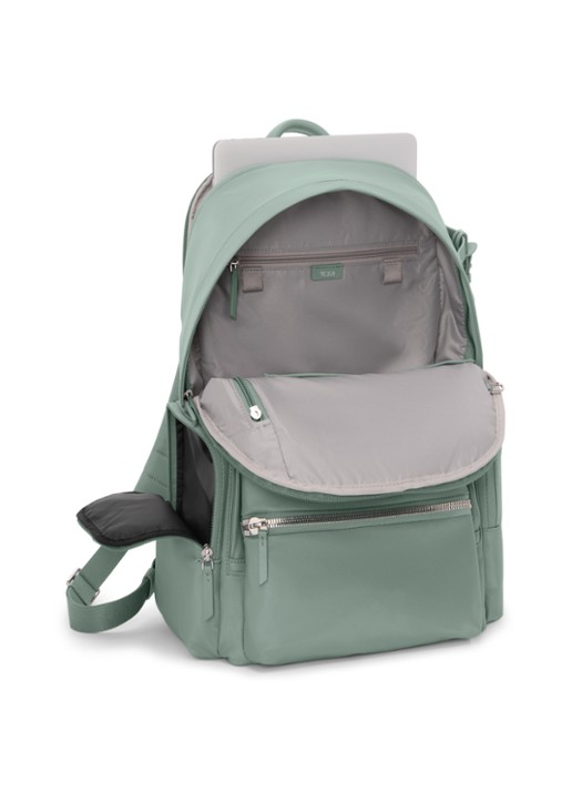 TUMI Celina rugzak met 16 inch laptopvak - achterkant 3 groen