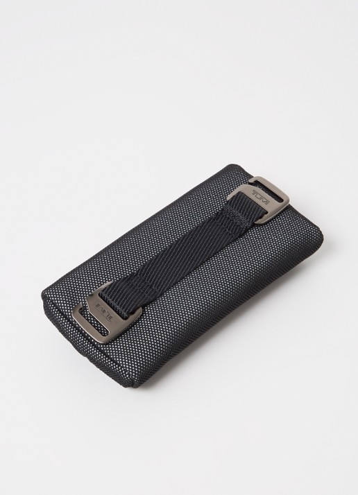 TUMI Etui met logo - achterkant donkergrijs