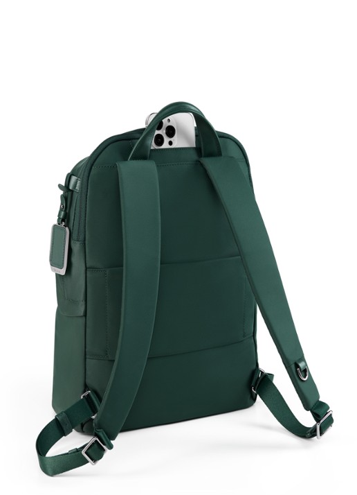 TUMI Halsey rugzak met 14 inch laptopvak - detail donkergroen
