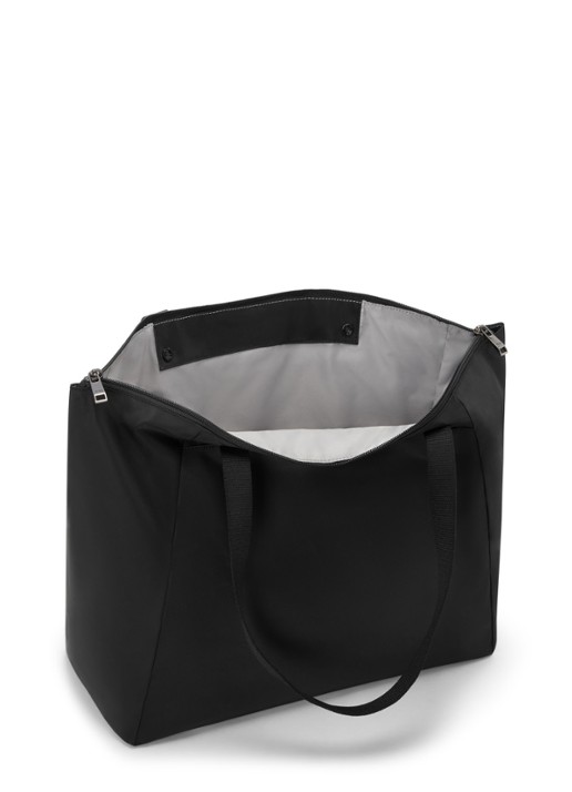 TUMI Just In Case Medium schoudertas met uitneembaar etui - voorkant 2 antraciet