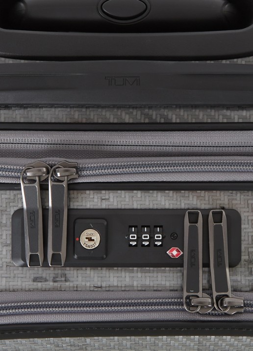 TUMI Tegra-Lite Continental Front Pocket vergrootbare spinner 55 cm  - detail 4 grijs