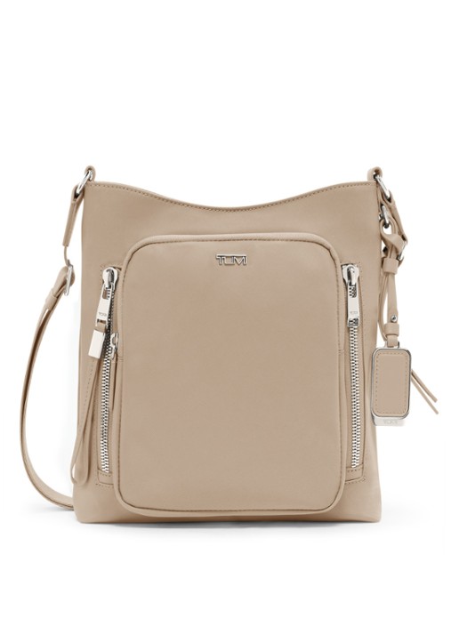 TUMI Tyler crossbodytas met leren details