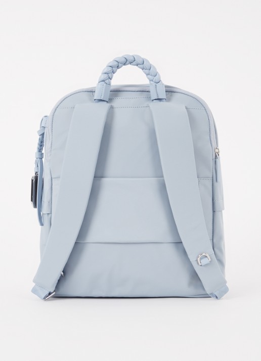TUMI Voyageur Halsey rugzak met 14 inch laptopvak - achterkant lichtblauw