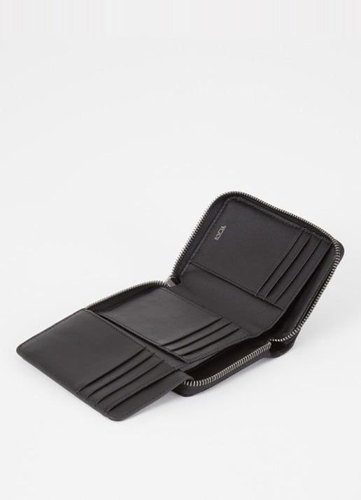 TUMI Voyageur portemonnee met logo  - voorkant 2 zwart