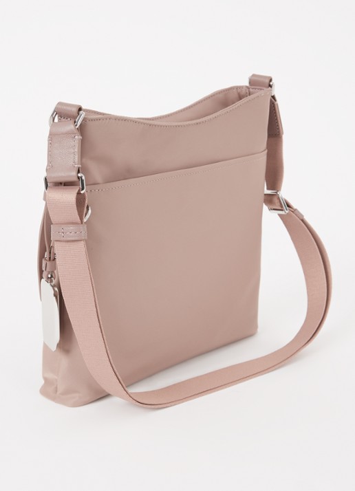 TUMI Voyageur Tyler crossbodytas met leren details - achterkant oudroze