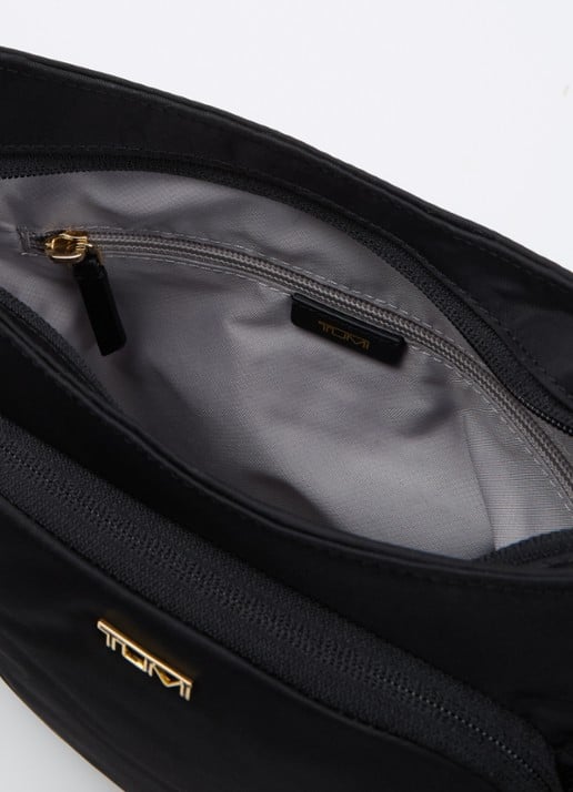 TUMI Voyageur Tyler crossbodytas met verstelbare schouderriem - detail zwart