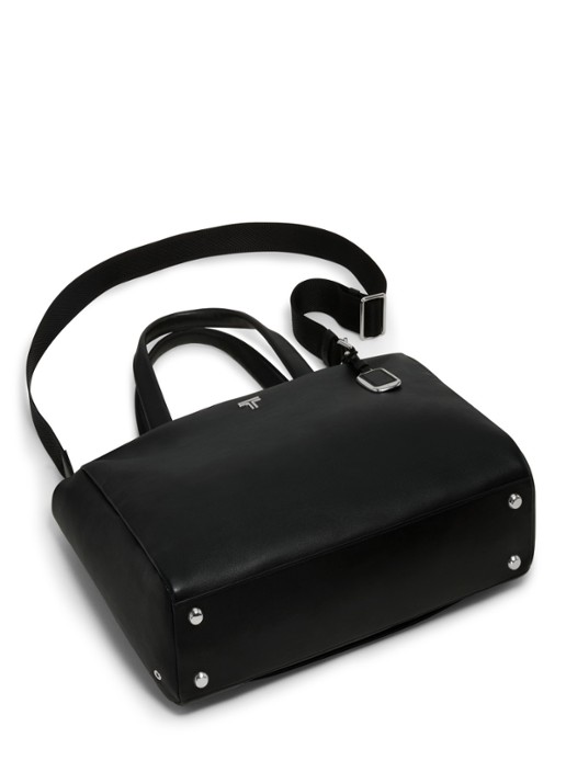 TUMI Voyageur Vail Medium crossbodytas met 16 inch laptopvak - achterkant 2 zwart