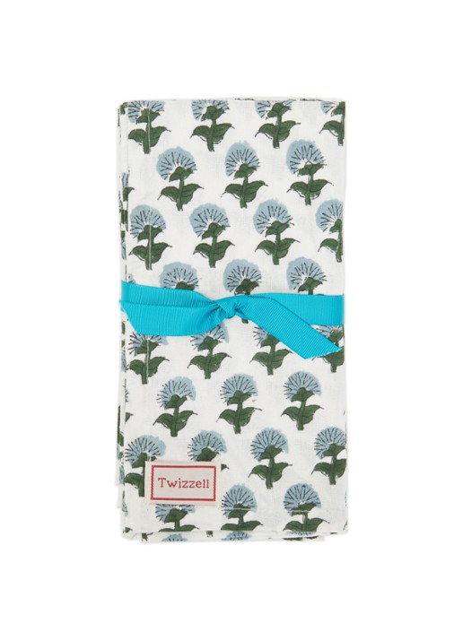 Twizzell Mini Azure servet van katoen 45 x 45 cm 4 stuks