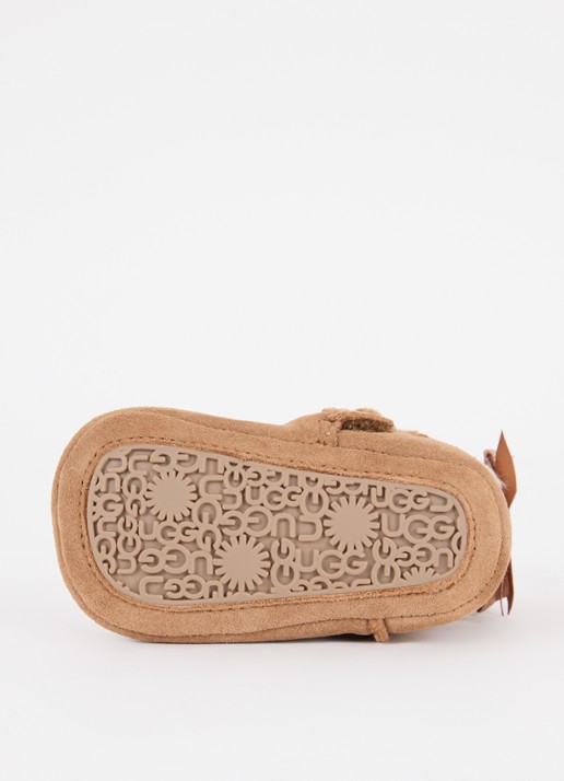 UGG Bailey enkellaarsje van leer - detail 4 cognac