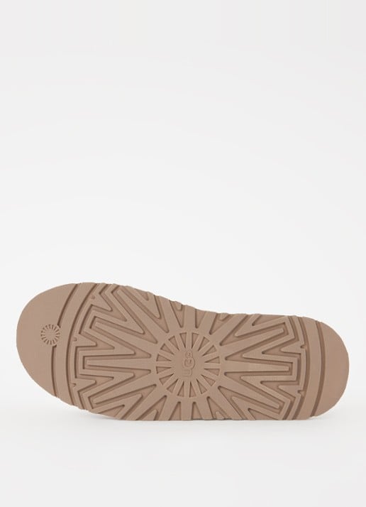 UGG Bea Mary Jane instapper van suède - detail 5 kastanjebruin
