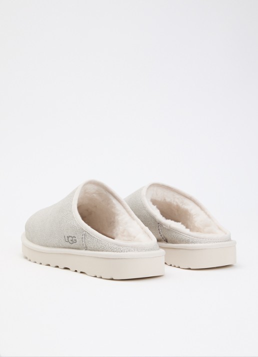 UGG Classic muiltje van leer - achterkant 2 wit
