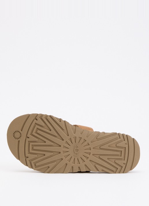 UGG Golden Gaze slipper van suède - detail 2 cognac