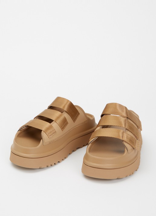 UGG Goldenglow slipper met logo - detail 2 camel