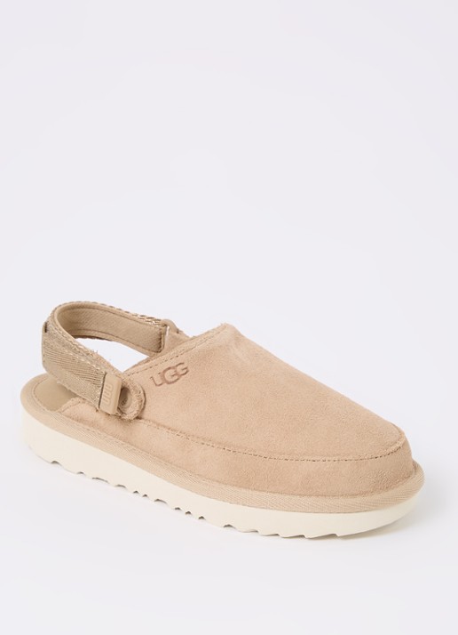 UGG Goldenstar muiltje van suède - voorkant 7 beige