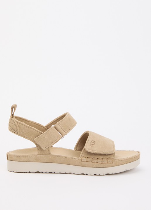 UGG Goldenstar sandaal van suède met logo