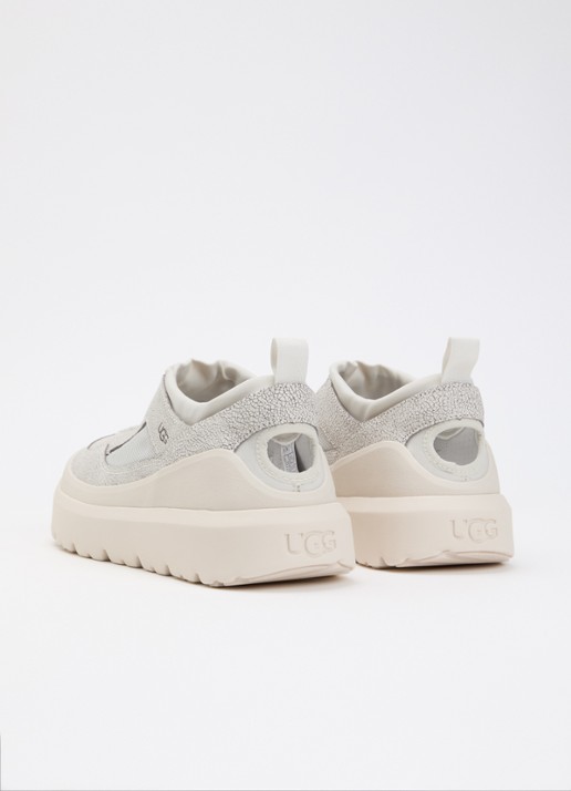 UGG Heritage Utility Axoid sneaker van leer - achterkant 5 wit