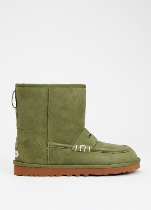 UGG Loafer Boot enkellaarsje van lamssuède
