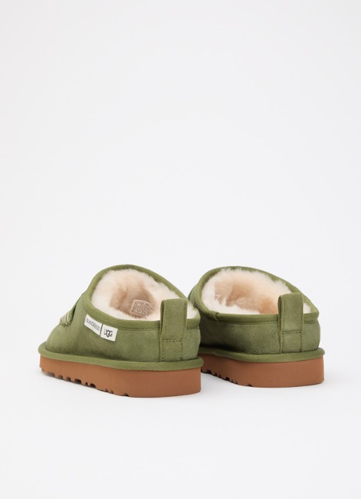 UGG Loafer instapper van lamssuède - achterkant 6 mosgroen