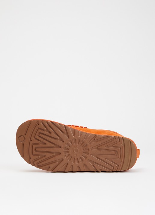 UGG Loafer instapper van lamssuède - detail 3 donkeroranje