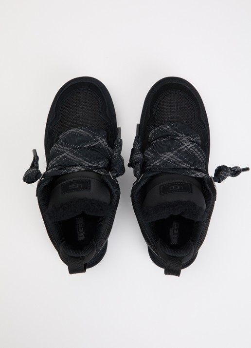UGG Lowmel sneaker met suède details - detail 4 zwart