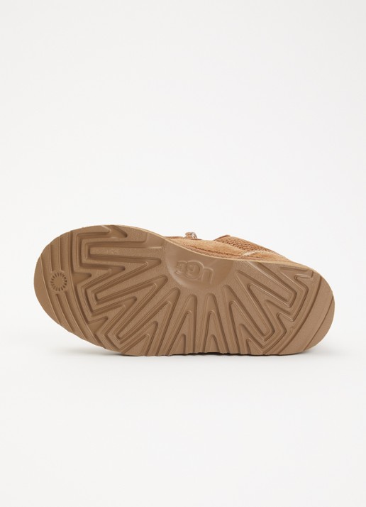 UGG Lowmel sneaker met suede details - detail 3 cognac